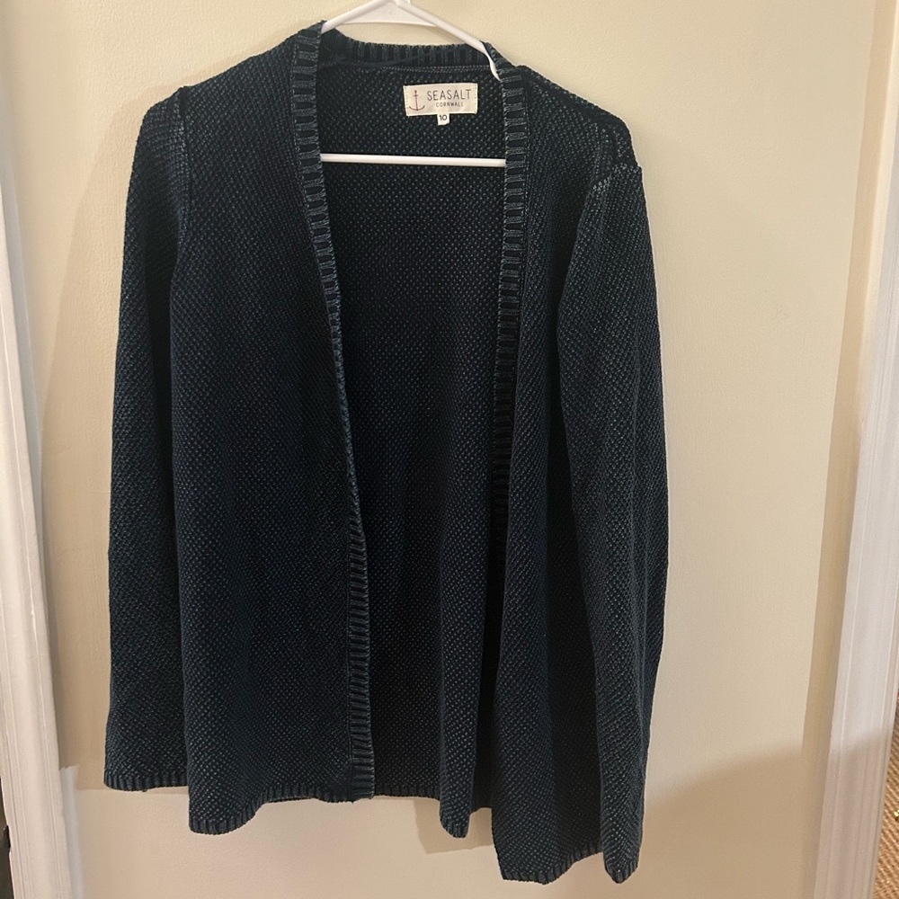 Women's Dark Blue Cardigan